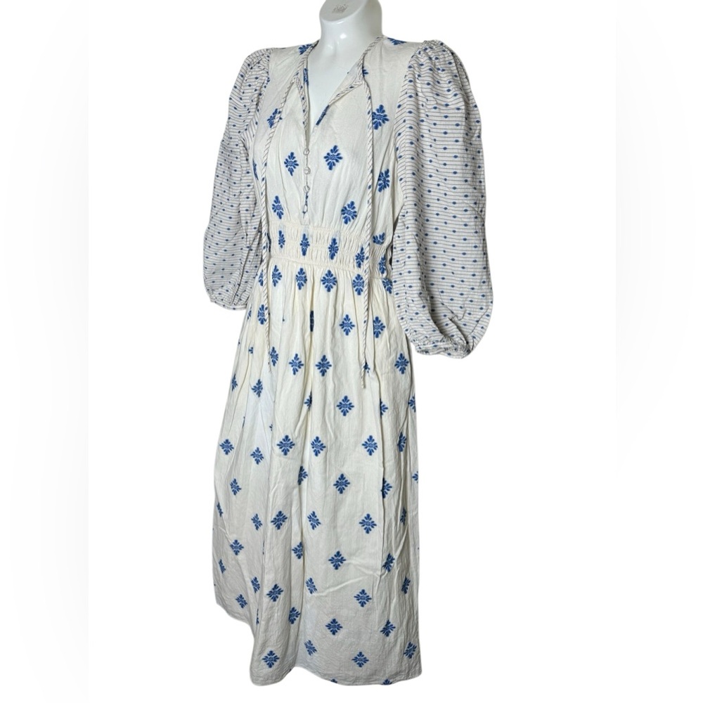 Hunter Bell Blue Medallion Clementine Dress - Picture 5 of 15